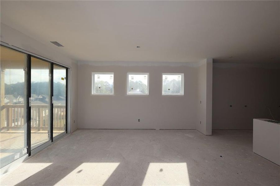 In-progress construction of a new home in Havencroft, Woodstock, GA (Image 10).