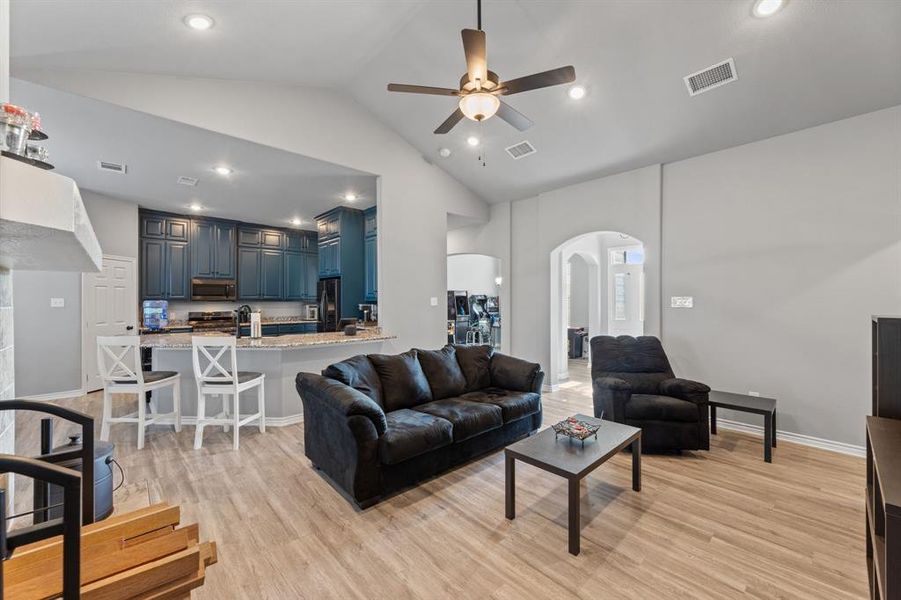 Furnished interior view inside a new home in , Wills Point (Image 19). Furnished interior view inside a new home in , Wills Point (Image 19).