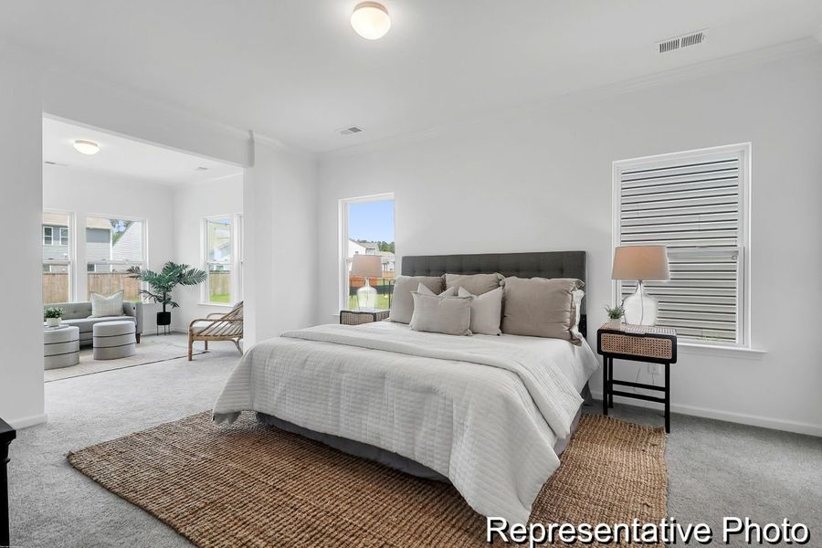 Furnished interior view inside a new home in Nathans Ridge, Lillington (Image 13).
