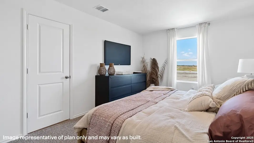 Furnished interior view inside a new home in Sereno Springs, Converse (Image 29). Furnished interior view inside a new home in Sereno Springs, Converse (Image 29).