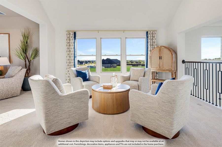 Furnished interior view inside a new home in Sutton Fields, Celina (Image 6).