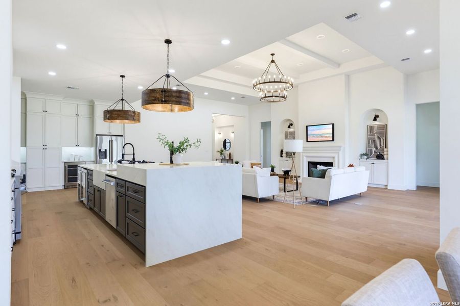 Furnished interior view inside a new home in , Bulverde (Image 28).