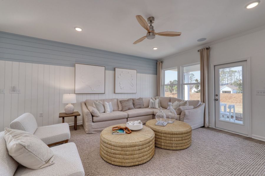 Furnished interior view inside a new home in Forestwood, Longs (Image 6).