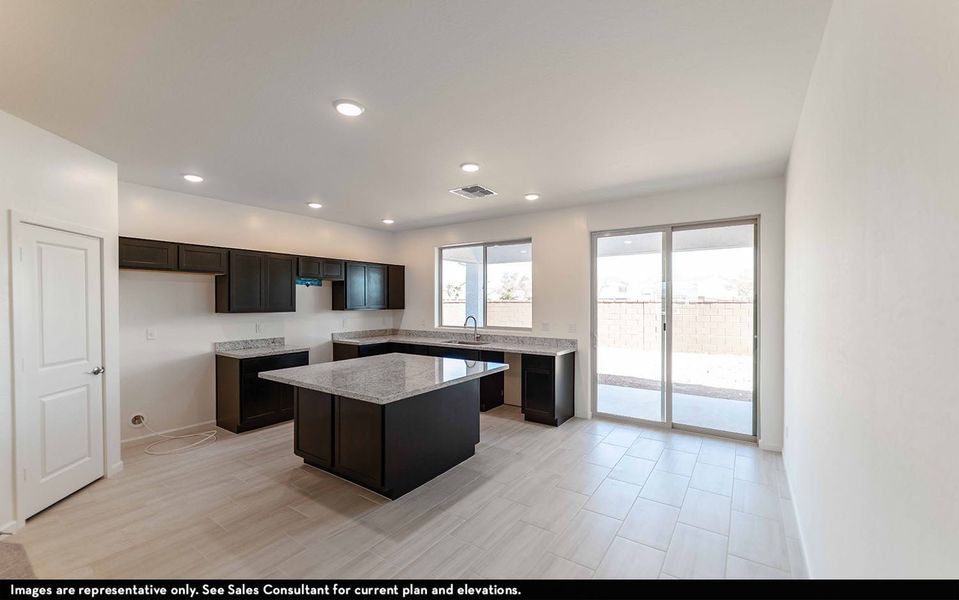 Representative furnished interior of a home built from the Marana by CastleRock Communities in Hayden Estates, Buckeye (Image 3).