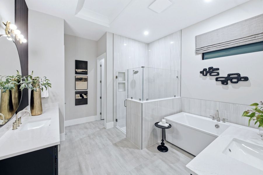 Representative furnished interior of a home built from the Livingston II by DiVosta in Amara, Lake Worth (Image 9). Representative furnished interior of a home built from the Livingston II by DiVosta in Amara, Lake Worth (Image 9).