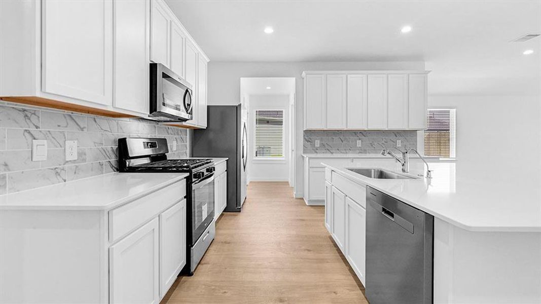Furnished interior view inside a new home in Tamarron, Fulshear (Image 4).