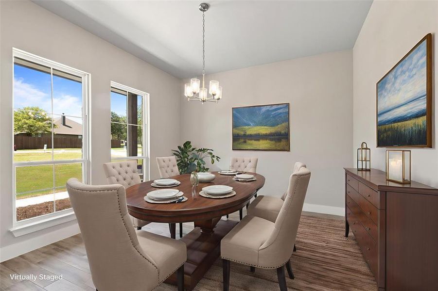 Furnished interior view inside a new home in Crystal Springs Estates, Alvarado (Image 9).
