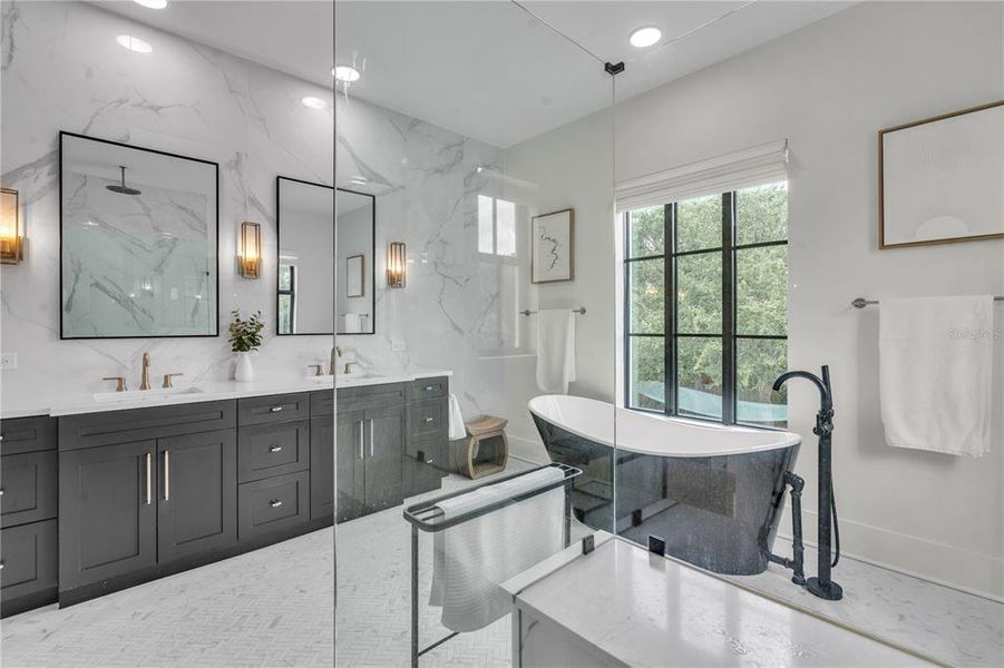 Furnished interior view inside a new home in , Tampa (Image 9).
