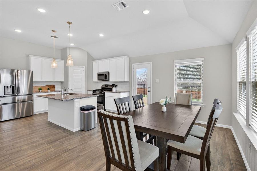 Furnished interior view inside a new home in Sagebrook, Denton (Image 7).