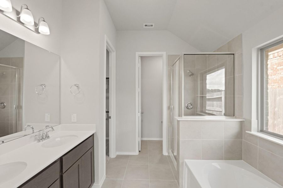 Furnished interior view inside a new home in The Trails, New Caney (Image 8). Furnished interior view inside a new home in The Trails, New Caney (Image 8).