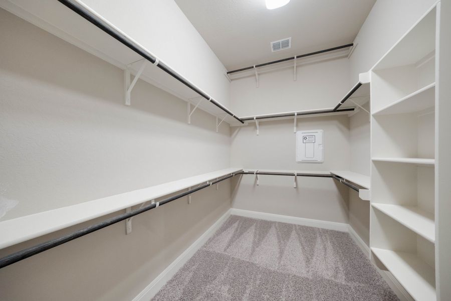 Representative unfurnished interior of a home built from the The Davinci by Whitestone Custom Homes in Johnson Ranch, Bulverde (Image 59).