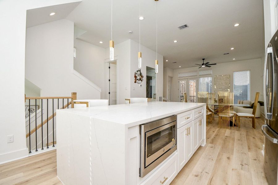 Furnished interior view inside a new home in , Houston (Image 6).
