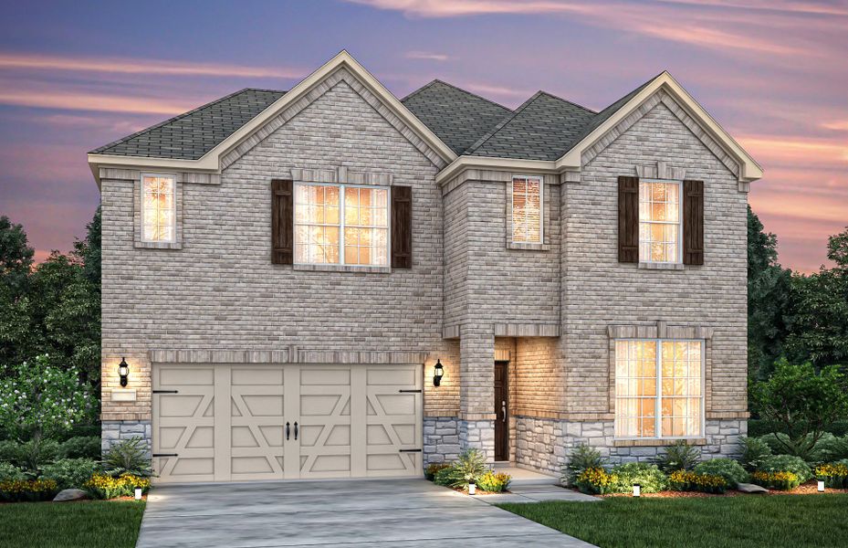 The San Marcos, a 2-story new construction home wi