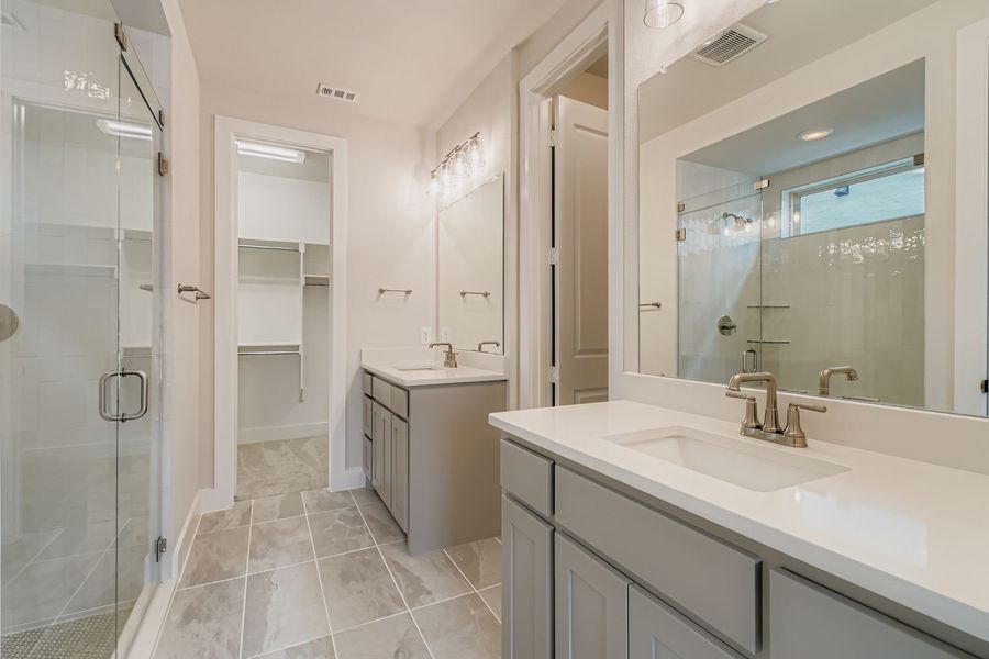 Furnished interior view inside a new home in The Tribute - Westbury 41s, The Colony (Image 14). Furnished interior view inside a new home in The Tribute - Westbury 41s, The Colony (Image 14).