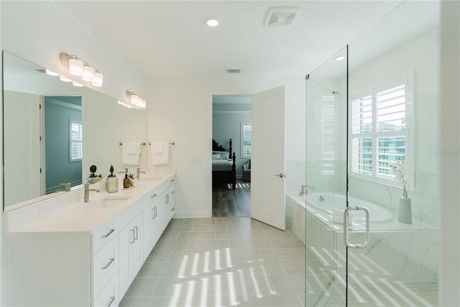 Furnished interior view inside a new home in Sweetwater at Lakewood Ranch, Bradenton (Image 41). Furnished interior view inside a new home in Sweetwater at Lakewood Ranch, Bradenton (Image 41).
