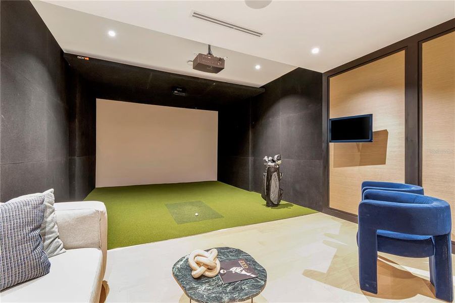 Furnished interior view inside a new home in , Tampa (Image 32).