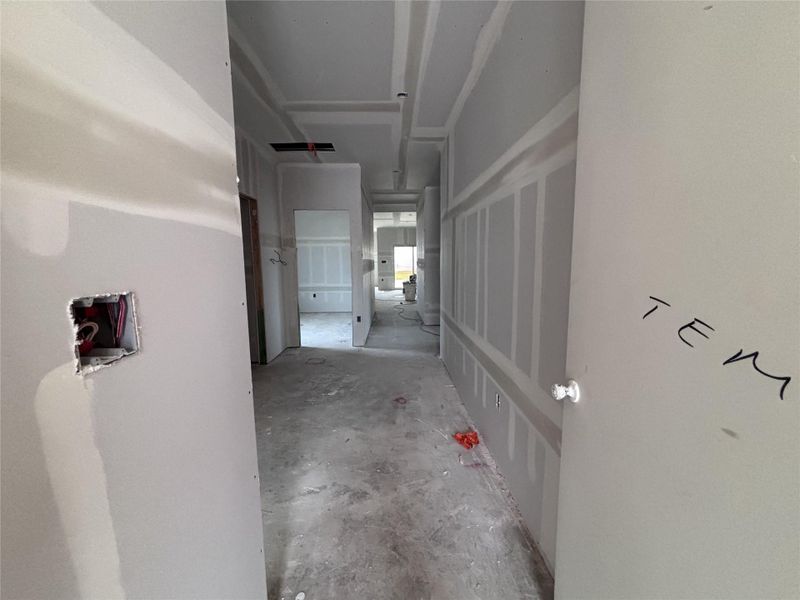 In-progress construction of a new home in The Colony 50s, Bastrop, TX (Image 3).