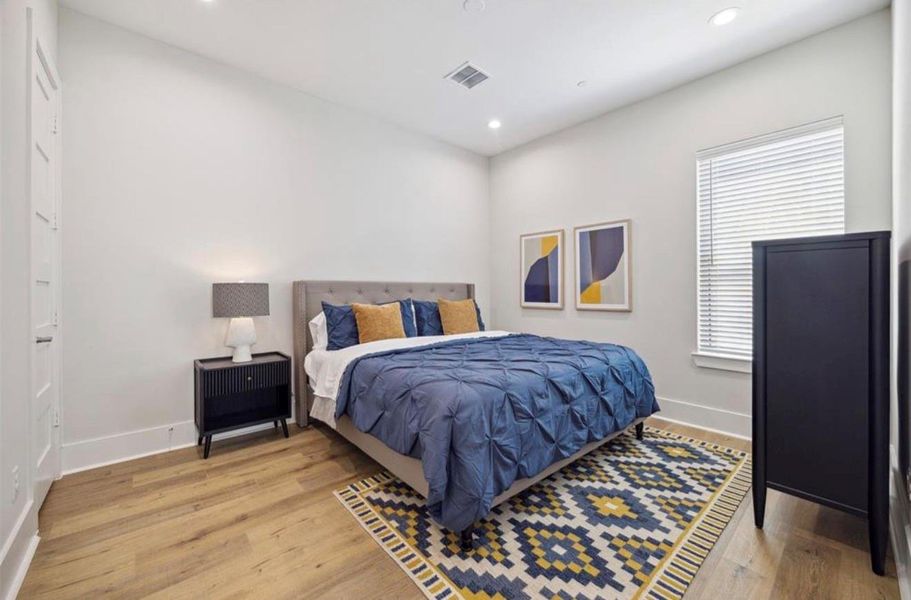 This spacious third floor bedroom also has a walk-in shower and en-suite bath. This spacious third floor bedroom also has a walk-in shower and en-suite bath.