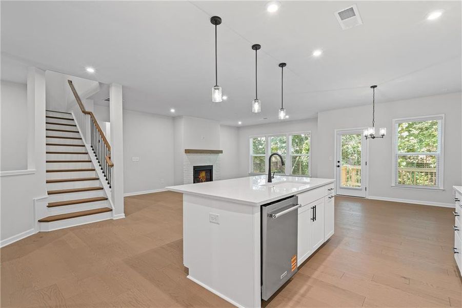 Furnished interior view inside a new home in Reunion, Hoschton (Image 13). Furnished interior view inside a new home in Reunion, Hoschton (Image 13).