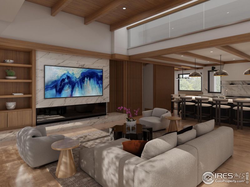 Furnished interior view inside a new home in , Boulder (Image 7). Furnished interior view inside a new home in , Boulder (Image 7).