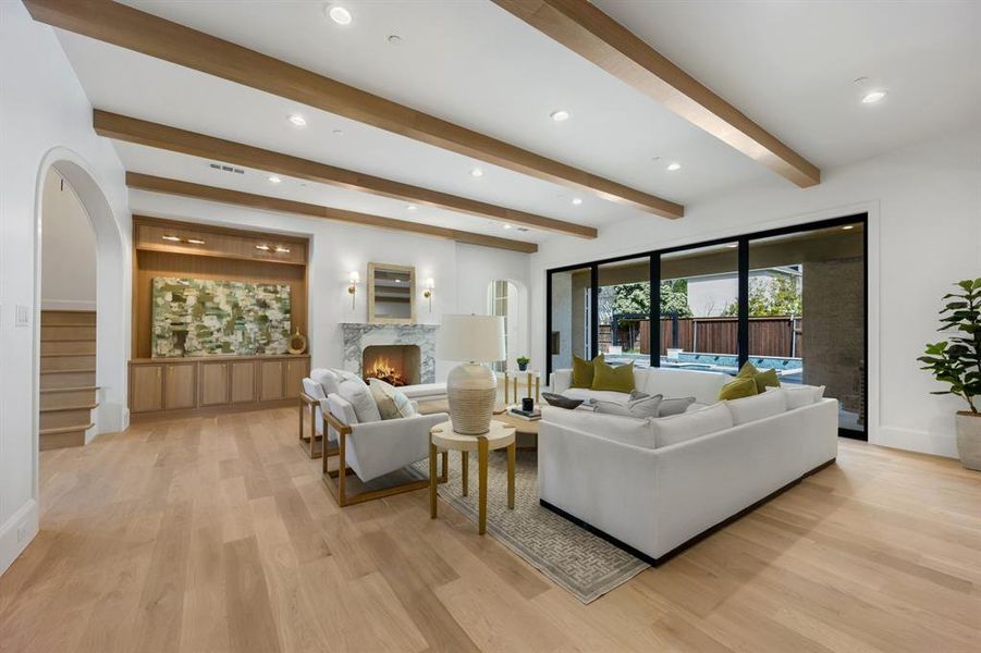 Furnished interior view inside a new home in , Dallas (Image 8). Furnished interior view inside a new home in , Dallas (Image 8).