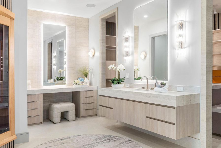 Furnished interior view inside a new home in , Boca Raton (Image 14).