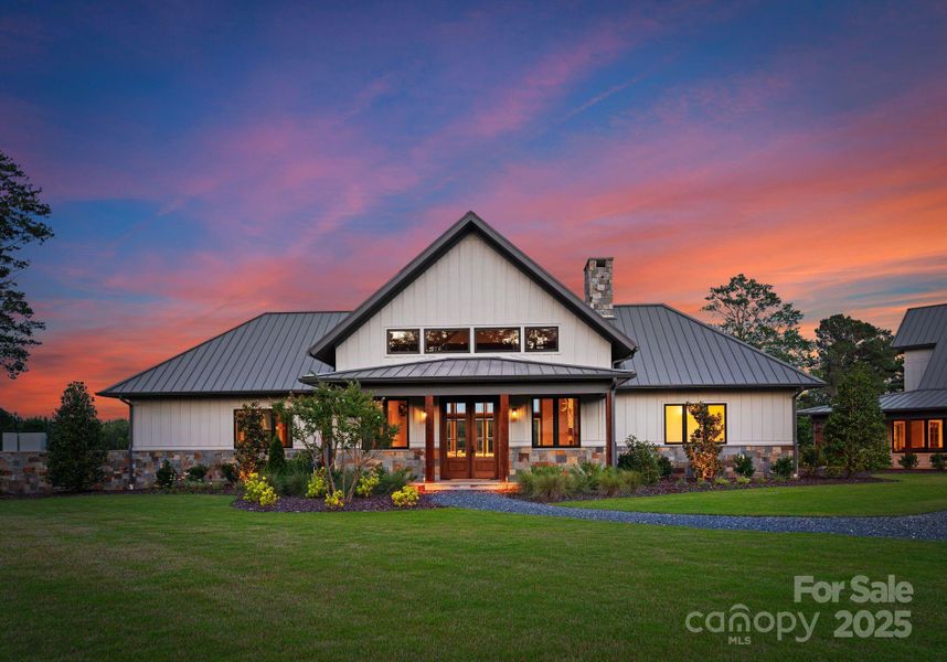 Front exterior of a new home in , Pinehurst, NC, highlighting curb appeal (Image 27).