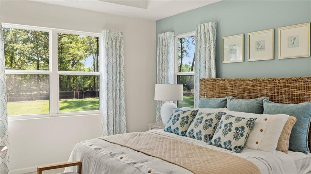 Furnished interior view inside a new home in Jackson Landing, Jefferson (Image 37).