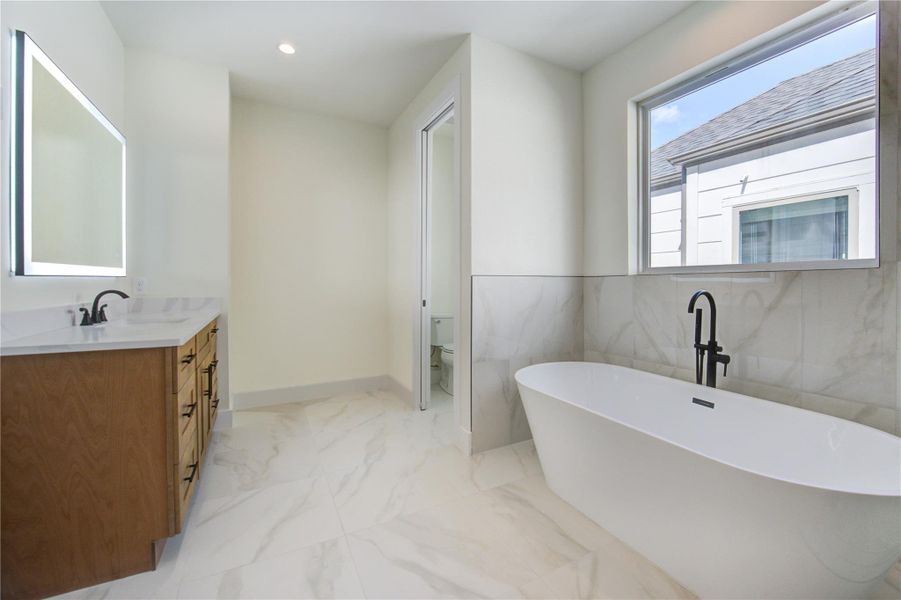 Furnished interior view inside a new home in , Houston (Image 9).