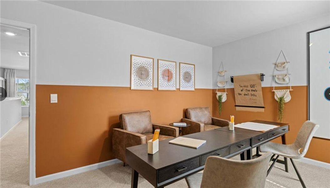 Furnished interior view inside a new home in Twin Lakes, Hoschton (Image 10).