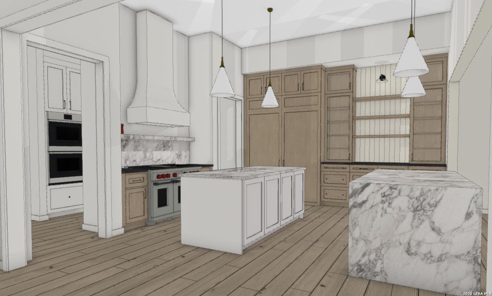 Furnished interior view inside a new home in , Bulverde (Image 6).