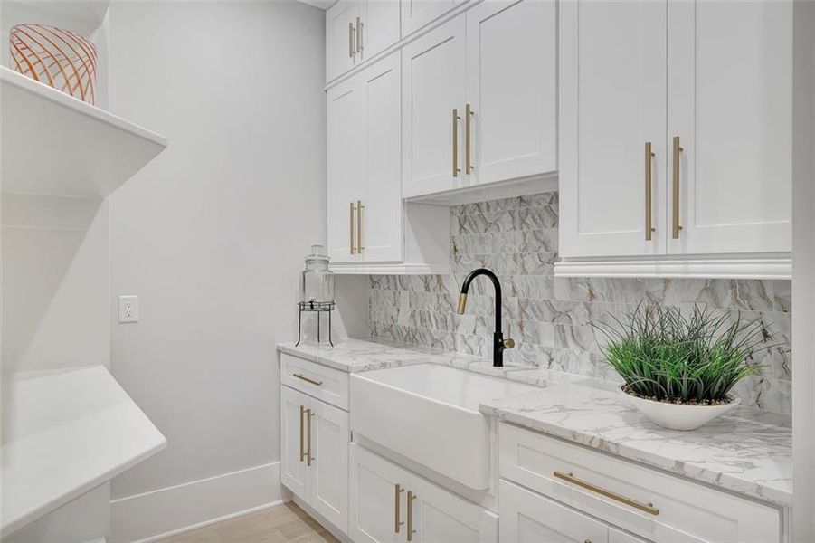 Furnished interior view inside a new home in , Suwanee (Image 24).