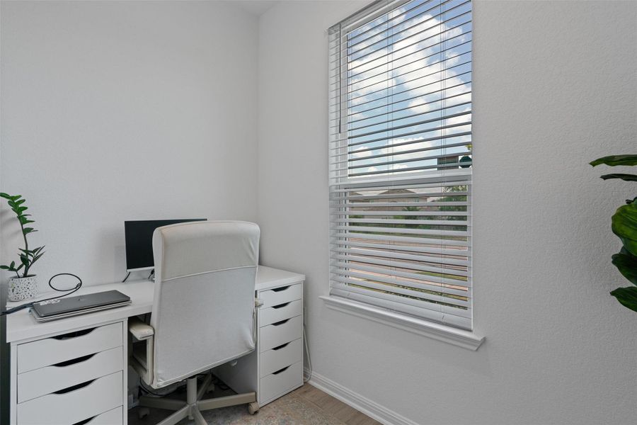 Office space with healthy amount of natural light