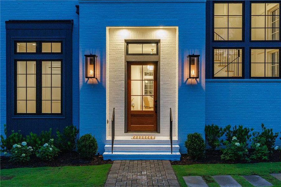 Exterior details and patio area of a home in , Atlanta (Image 3). Exterior details and patio area of a home in , Atlanta (Image 3).