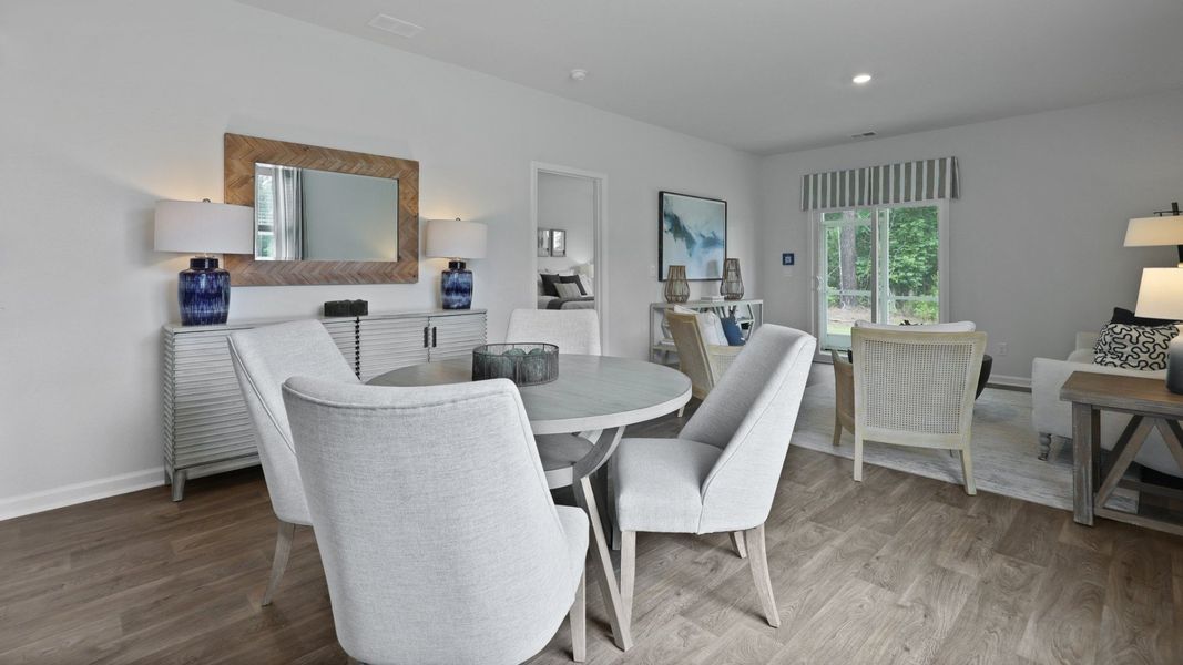 Representative furnished interior of a home built from the Glenwood by D.R. Horton in Pine Hills at Cane Bay, Summerville (Image 11).