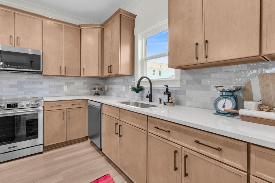 Furnished interior view inside a new home in , Charleston (Image 12).