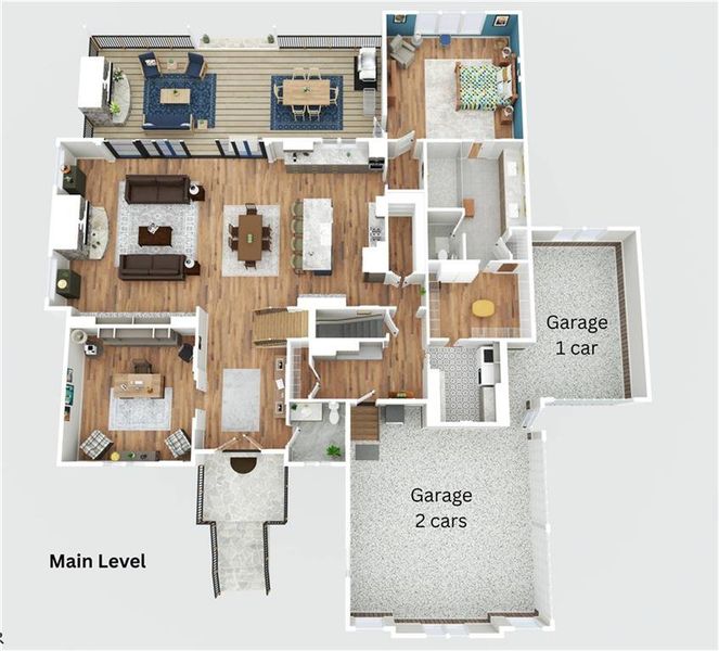 2D floor plan layout of this home in , Dahlonega, GA (Image 7).