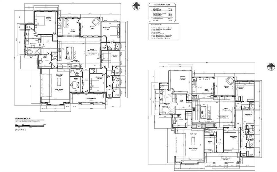 2D floor plan layout of this home in , Pottsboro, TX (Image 5).