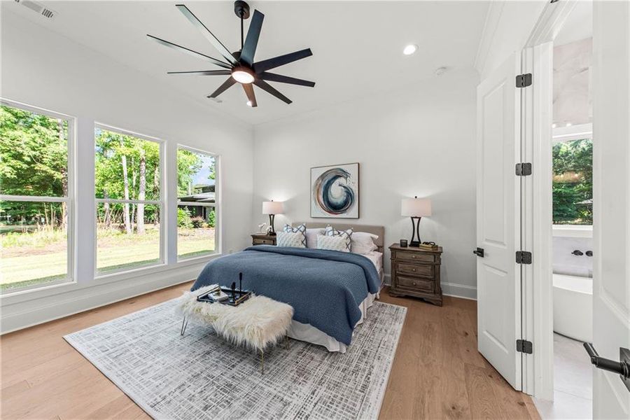 Furnished interior view inside a new home in , Greensboro (Image 47).