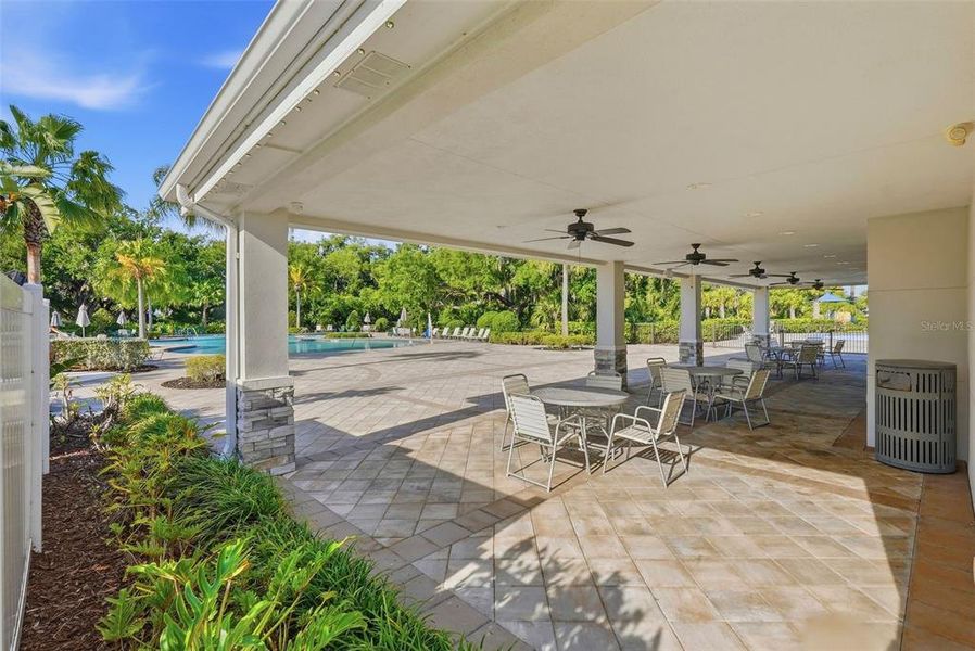 Exterior details and patio area of a home in , Parrish (Image 25).