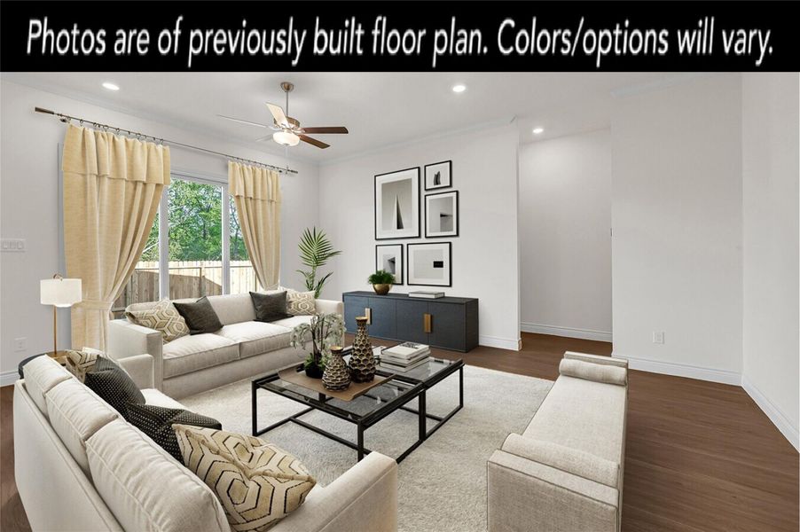 Furnished interior view inside a new home in Lexington Heights, Willis (Image 24).