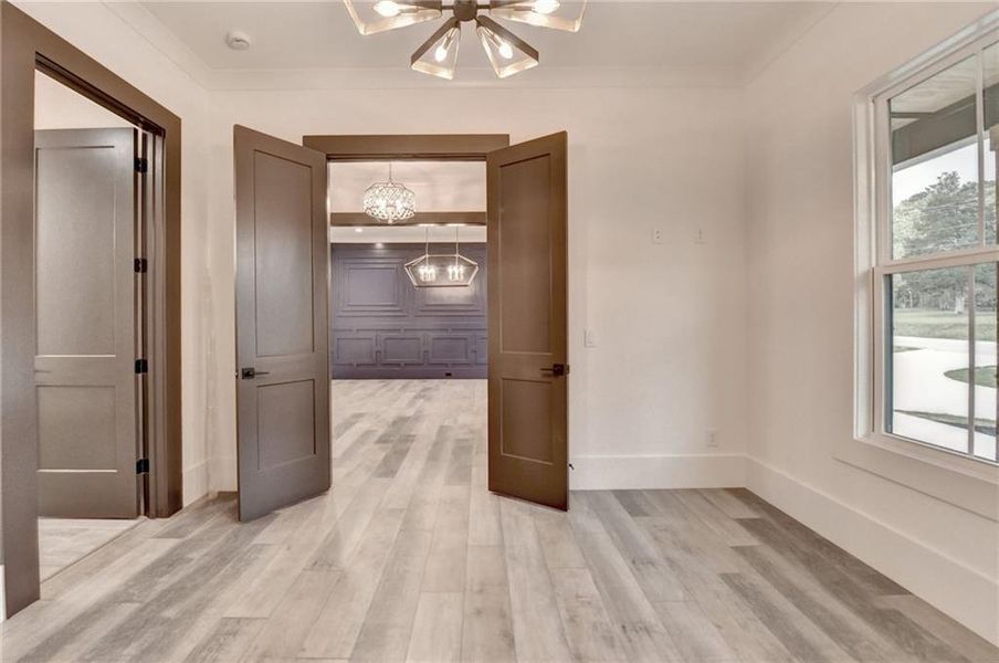 Furnished interior view inside a new home in , Buford (Image 32).