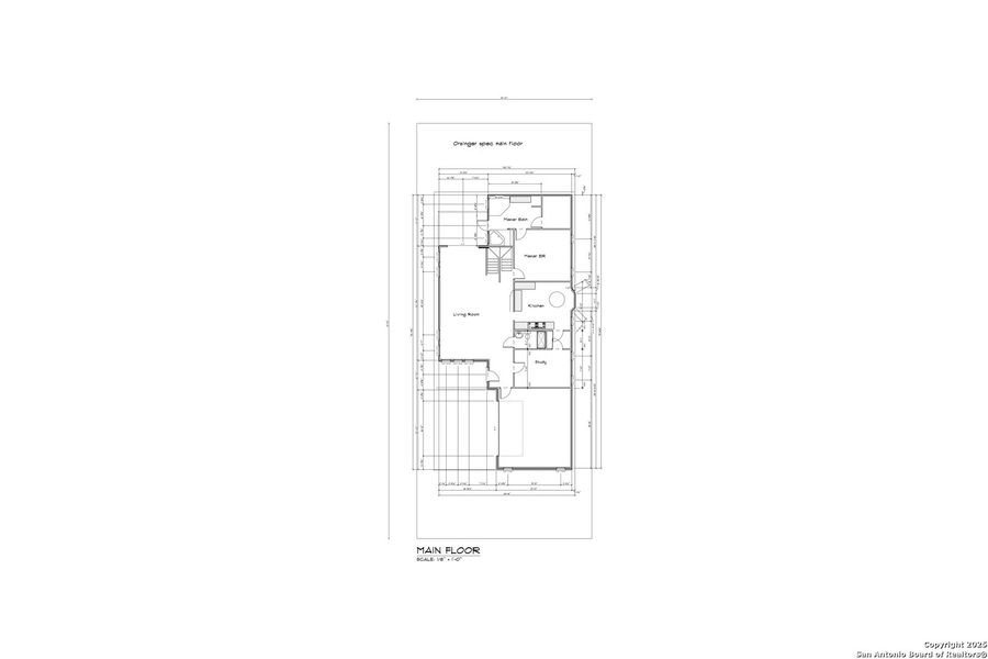2D floor plan layout of this home in , San Antonio, TX (Image 1).