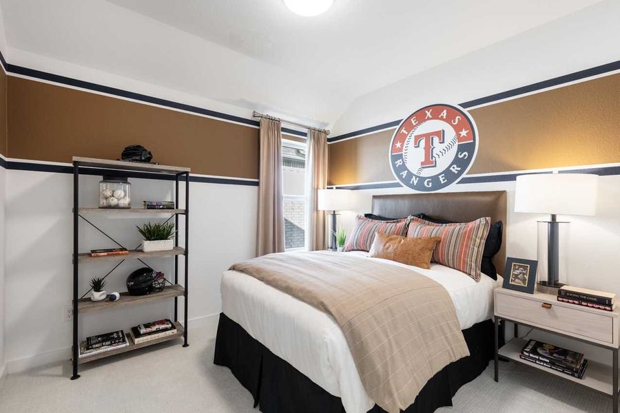 Representative Secondary Bedroom - some options shown Representative Secondary Bedroom - some options shown