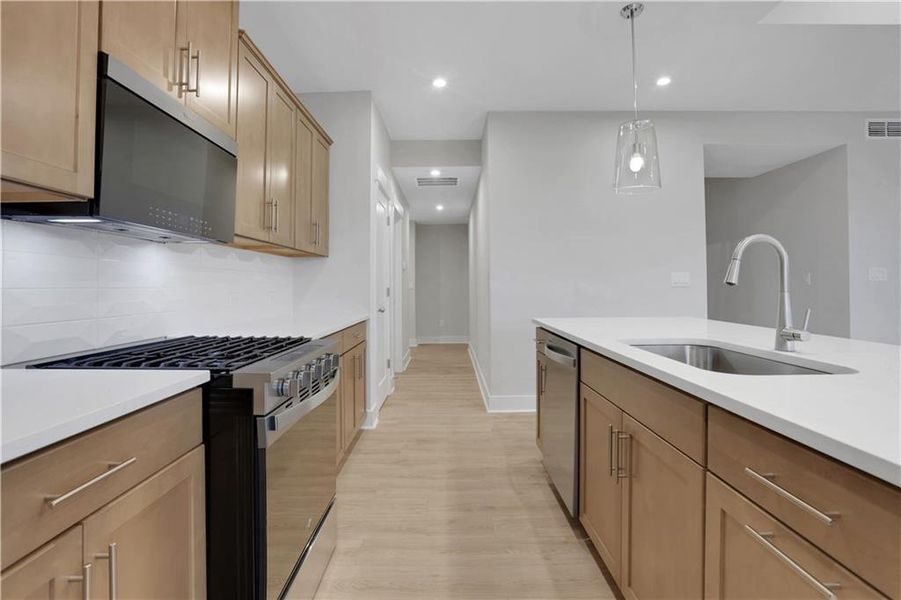 Furnished interior view inside a new home in Cambridge at Steels Bridge, Canton (Image 14).