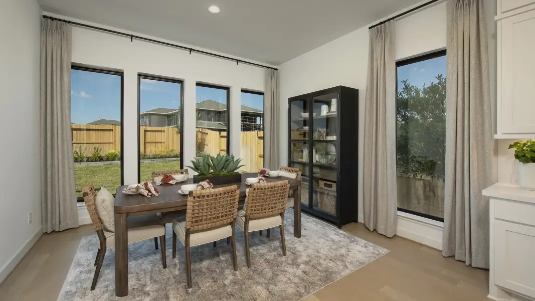 Representative furnished interior of a home built from the 4428S by Perry Homes in Elyson, Katy (Image 6).