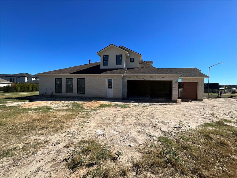 Side Entry- 3 car garage