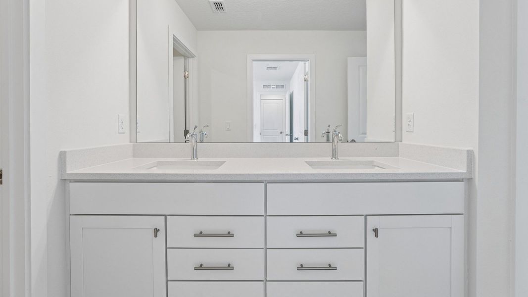 Furnished interior view inside a new home in Cyrene at Harmony, St. Cloud (Image 30).