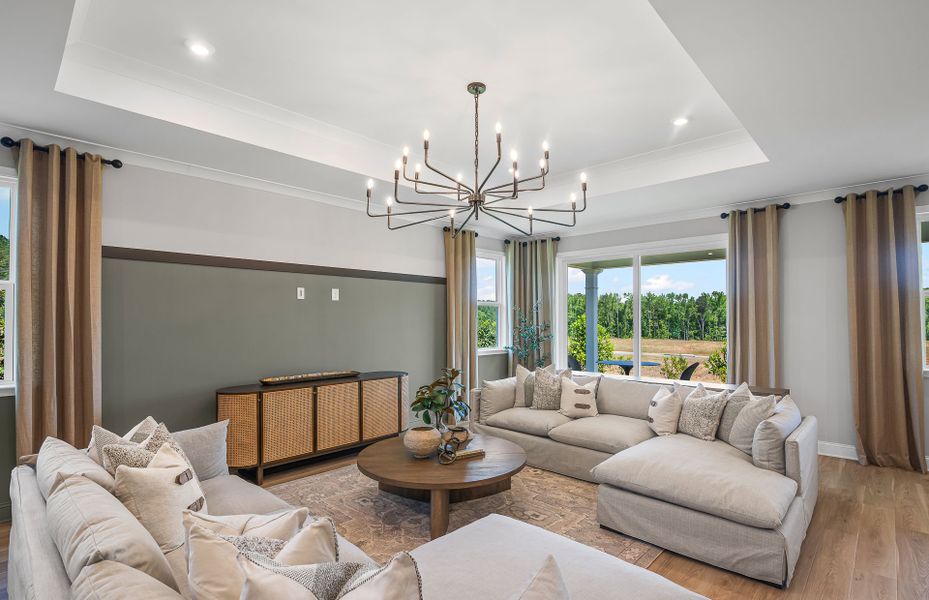 Representative furnished interior of a home built from the Medina by Pulte Homes in Overland, Locust Grove (Image 12).