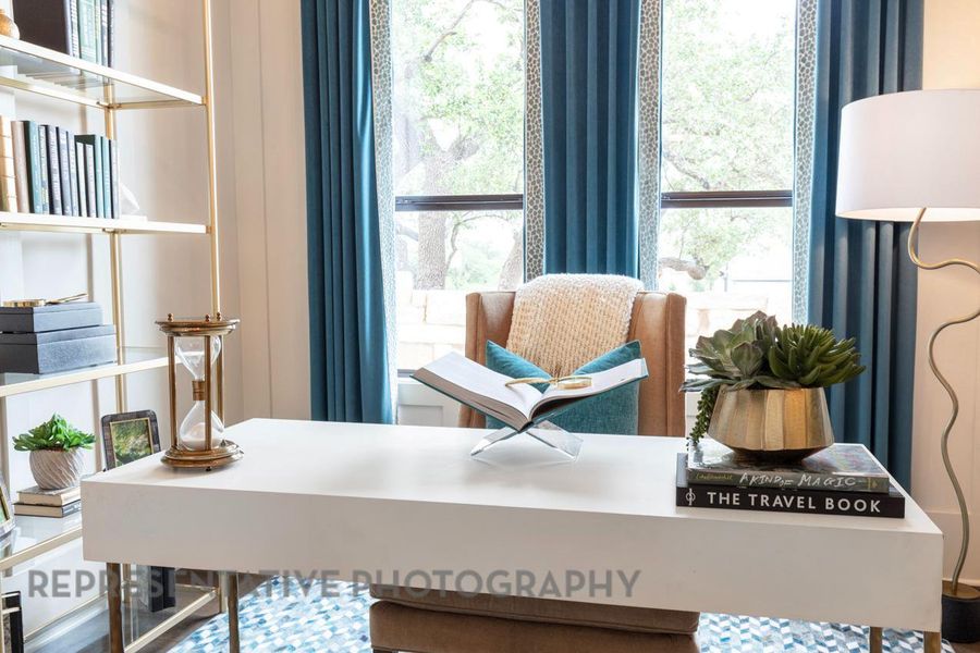 Furnished interior view inside a new home in Parkside On The River: 50ft. lots, Georgetown (Image 9).